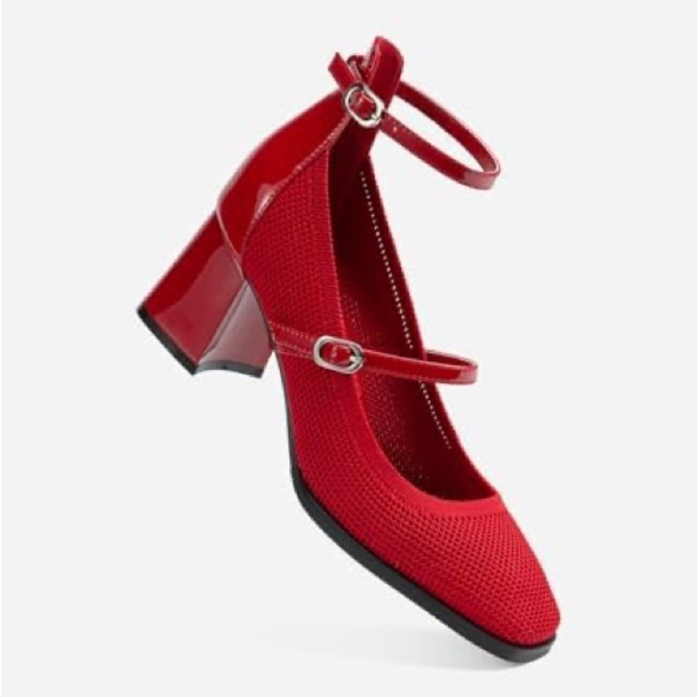 Chic Red Women's Sandals